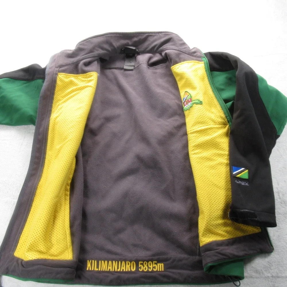 The North Face Jacket Men Medium Green Colorblock Kilimanjaro 5895m Apex